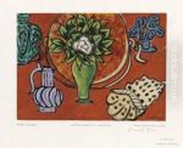 Nature Morte Au Magnolia Oil Painting by Henri Matisse