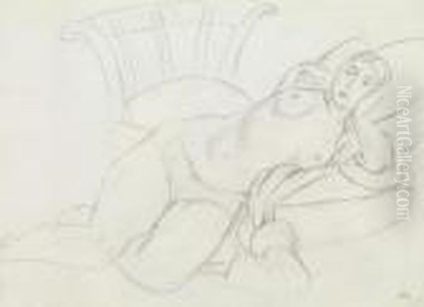 Nu Sur Coussins (nude On Cushions) Oil Painting by Henri Matisse