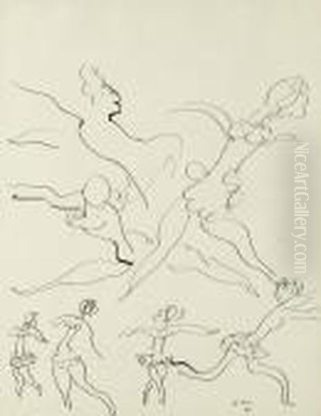 Mouvements De Danse Oil Painting by Henri Matisse