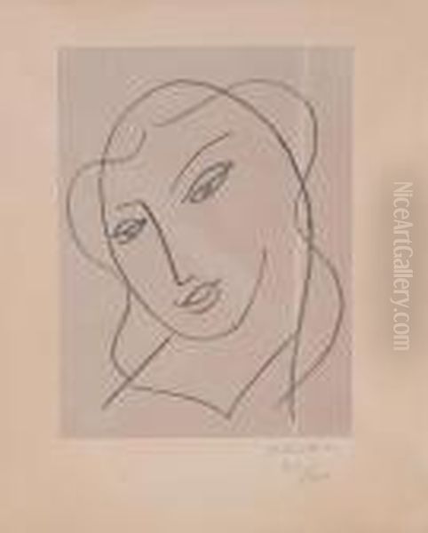 Volto Di Donna Oil Painting by Henri Matisse