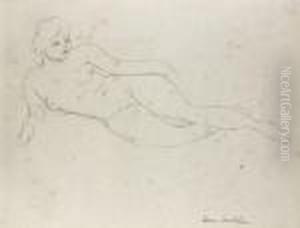 Nu Allonge Oil Painting by Henri Matisse