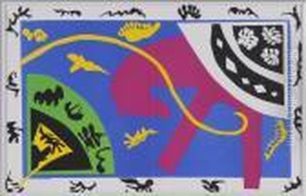 Three Serigraphs Oil Painting by Henri Matisse