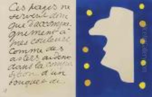 Monsieur Loyal Iii, From Jazz Oil Painting by Henri Matisse