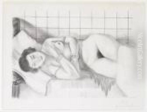 Figure Endormie, Chale Sur Les Jambes Oil Painting by Henri Matisse