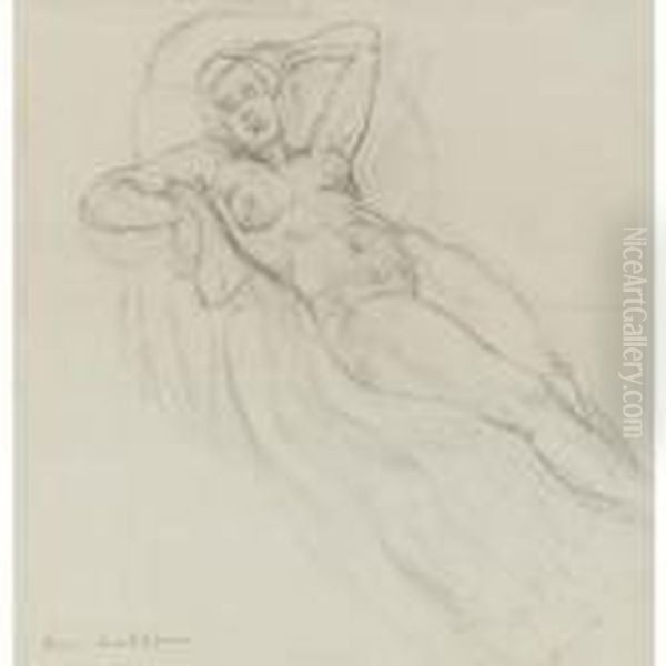 Nu Allonge Oil Painting by Henri Matisse