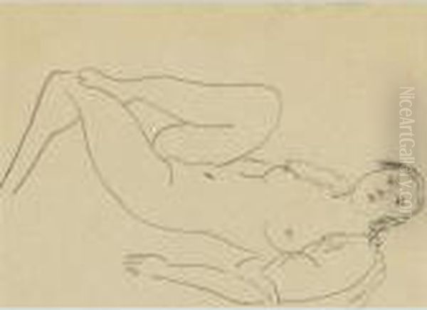 La Blouse Turque - Etude De Jambes Oil Painting by Henri Matisse