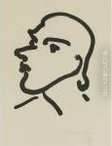 Nadia De Profil Oil Painting by Henri Matisse