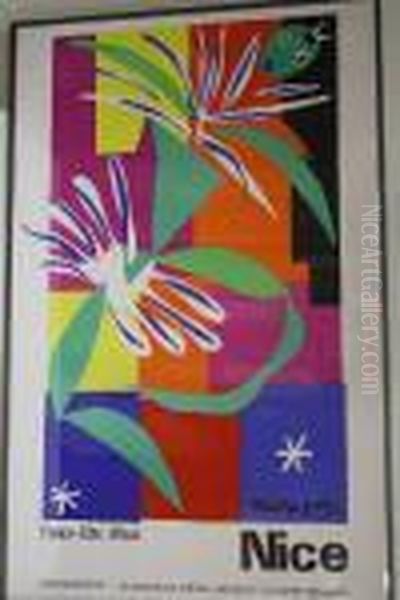 Affiche France Cote D'azur 
Musee Matisse, 
La Danseuse Creole Oil Painting by Henri Matisse