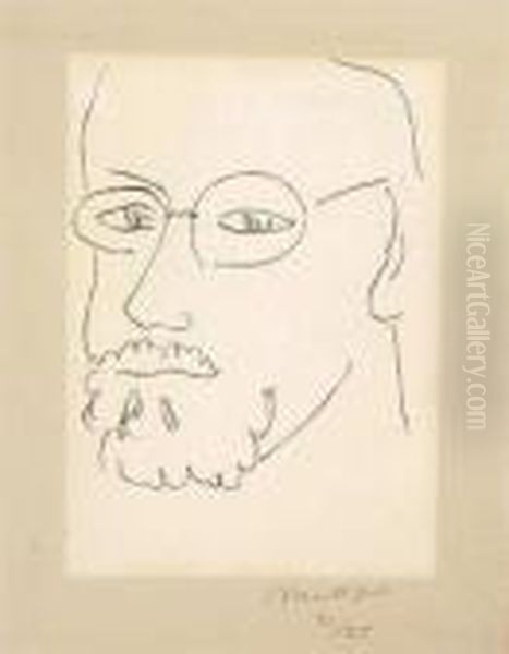 Autoportrait De Trois-quarts Oil Painting by Henri Matisse
