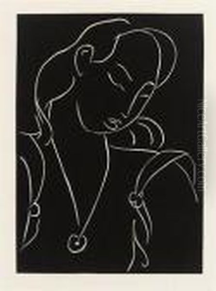 Four Plates, From Pasiphae Oil Painting by Henri Matisse