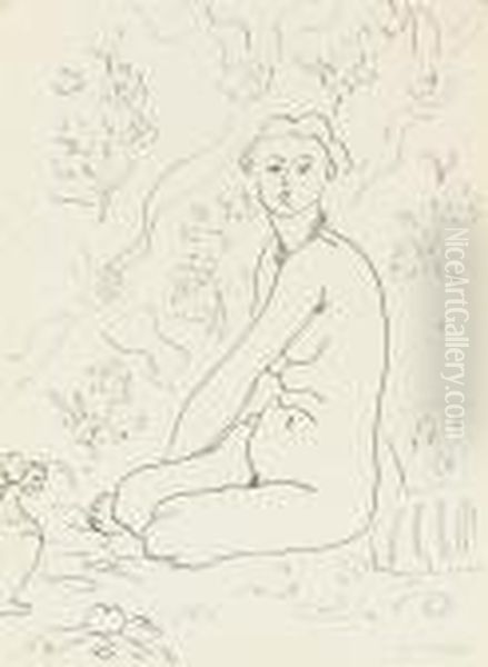 Nu Dans Un Interieur Oil Painting by Henri Matisse