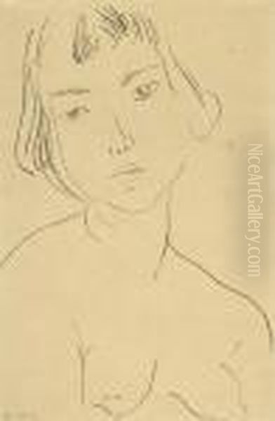 Visage Oil Painting by Henri Matisse