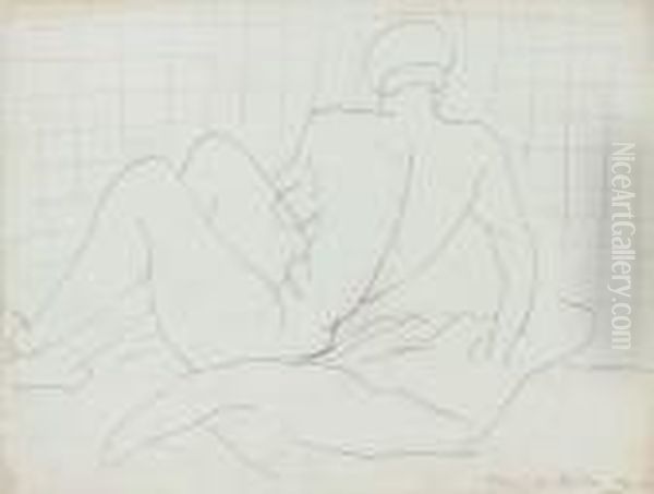 Nu De Dos Oil Painting by Henri Matisse