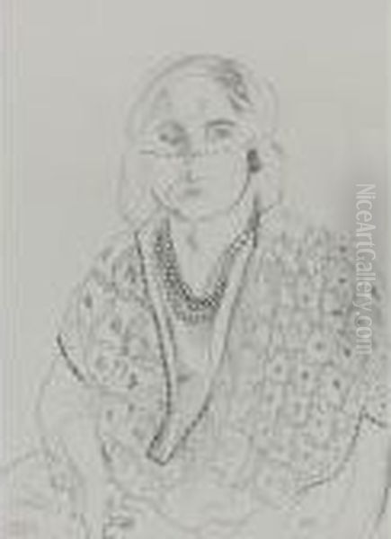 Femme A La Voilette Oil Painting by Henri Matisse
