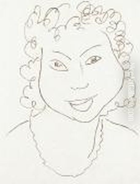 Jeune Haitienne (duthuit 37) Oil Painting by Henri Matisse