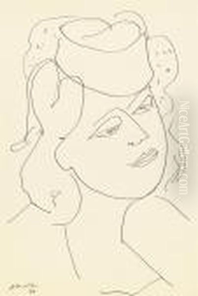 Femme Au Chapeau Oil Painting by Henri Matisse