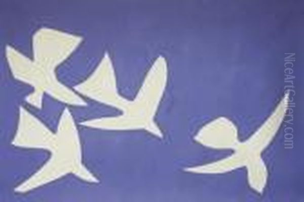 Les Oiseaux Oil Painting by Henri Matisse