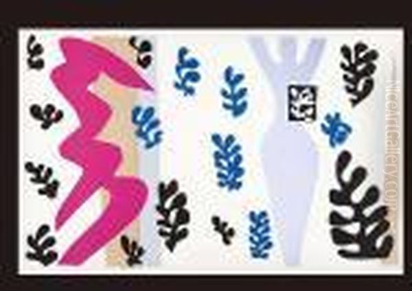 Man Throwing Knifes Oil Painting by Henri Matisse