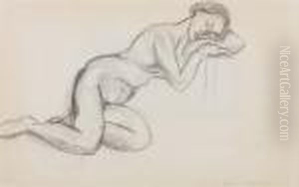Nu Assoupi Oil Painting by Henri Matisse