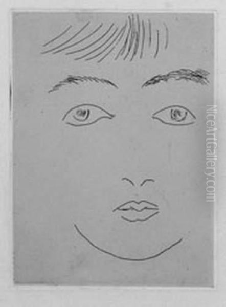 Josette Gris Oil Painting by Henri Matisse