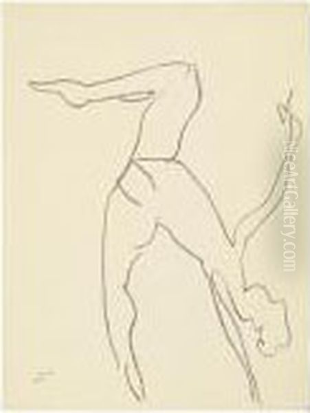 Danseuse Acrobate. Oil Painting by Henri Matisse
