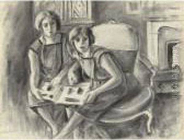 Les Deux Soeurs Oil Painting by Henri Matisse