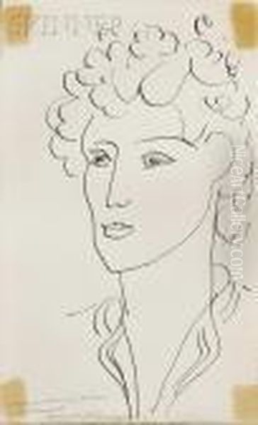 Tete De Femme Oil Painting by Henri Matisse