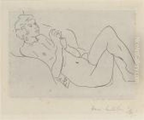 Nu Allonge Oil Painting by Henri Matisse
