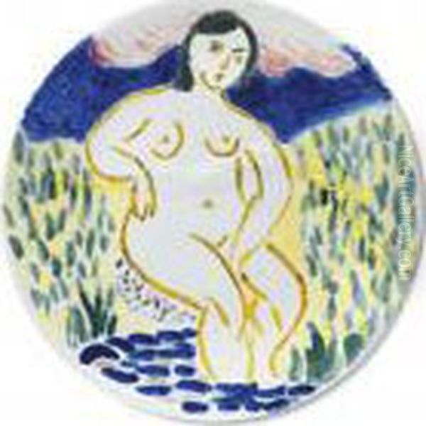 Nu Assis Oil Painting by Henri Matisse