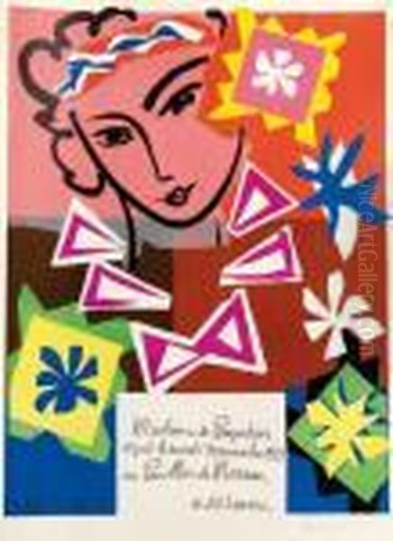 Madame De Pompadour / Recoit Le 
Mardi 20 Novembre 1951 / Au Pavillon De Marsan / A 22 Heures Oil Painting by Henri Matisse