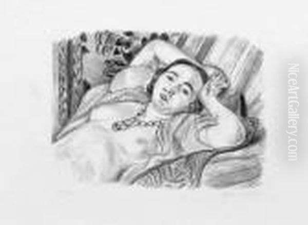 Odalisque Au Collier Oil Painting by Henri Matisse
