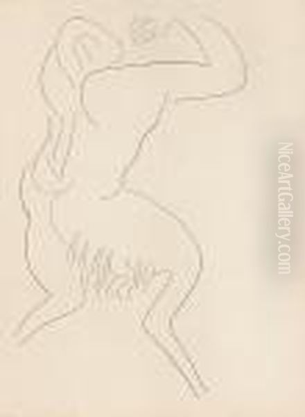 Pls. 16; 18; 19, From Poesies, De Stephane Mallarme Oil Painting by Henri Matisse