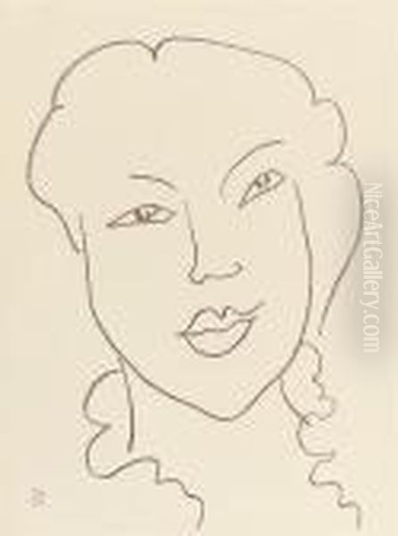 Untitled, From Poesies Antillaises (duthuit 37) Oil Painting by Henri Matisse