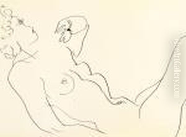 Nu Allonge Oil Painting by Henri Matisse