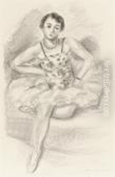 Danseuse Assise, From Dix Danseuses Oil Painting by Henri Matisse