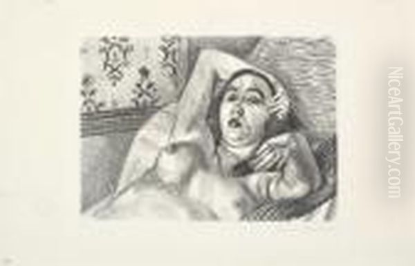 Le Repos Du Modele (d.-m. 416) Oil Painting by Henri Matisse