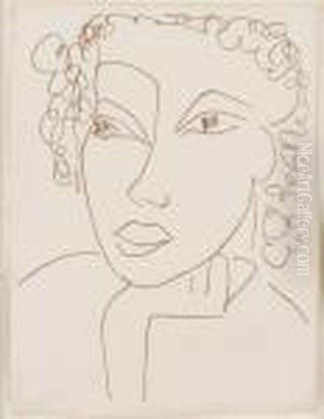 Visage Oil Painting by Henri Matisse
