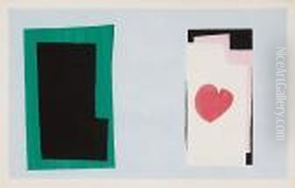Le Coeur, Pl. Vii, From Jazz Oil Painting by Henri Matisse