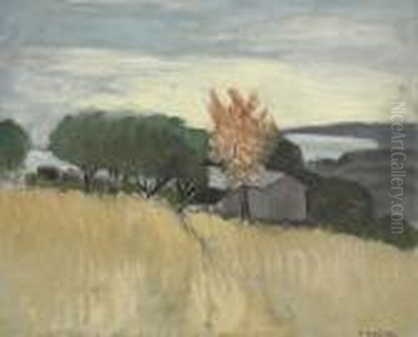 Champs De Ble A Cagnes Oil Painting by Henri Matisse