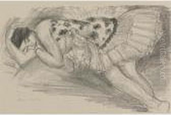 Danseuse Endormie Au Divan (d. 485) Oil Painting by Henri Matisse