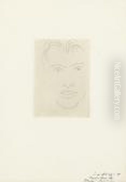 Massia Au Visage Allonge (duthuit 26) Oil Painting by Henri Matisse