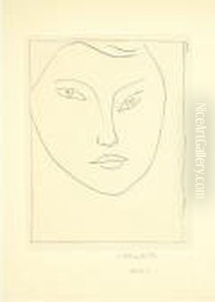 Portrait De Claude D. (d. 585) Oil Painting by Henri Matisse