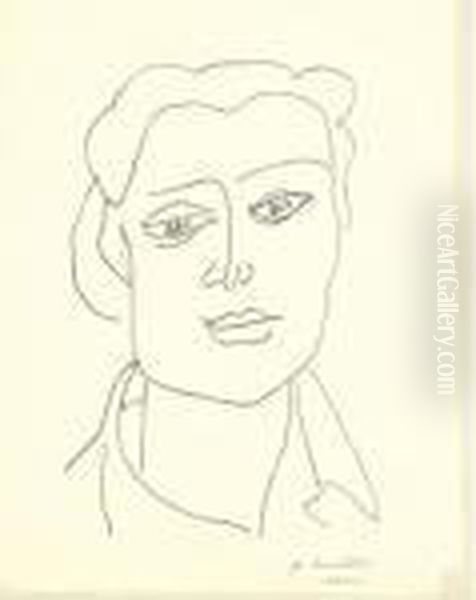 Lydia (d. 627) Oil Painting by Henri Matisse