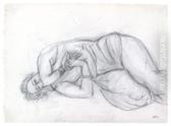 Une Femme, Les Mains Jointes Oil Painting by Henri Matisse