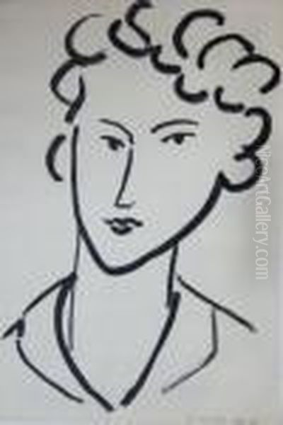 Portefeuille De 5 Reproductions 
D'apres Des Encres Sur Papier. Accompagne De La Page De Titre En 
Francais Et Japonais 50 X 40 Cm Environ L'une Bon Etat General Oil Painting by Henri Matisse