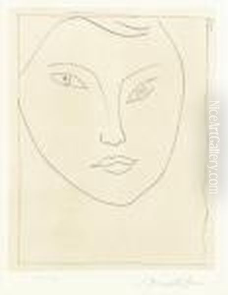 Portrait De Claude D. (d. 585) Oil Painting by Henri Matisse