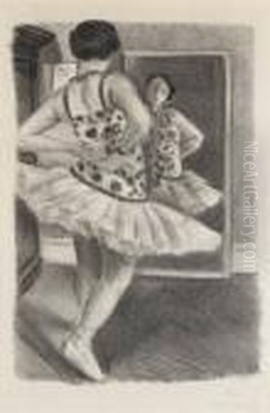 Danseuse Reflatae Dans La Glace Oil Painting by Henri Matisse