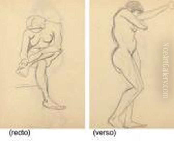 Femme Nue Assise ( Oil Painting by Henri Matisse