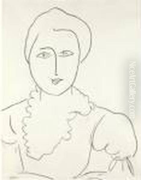 Buste De Femme, Doucia - Recto Buste De Femme - Verso Oil Painting by Henri Matisse