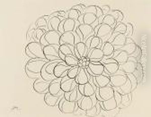Fleur Oil Painting by Henri Matisse